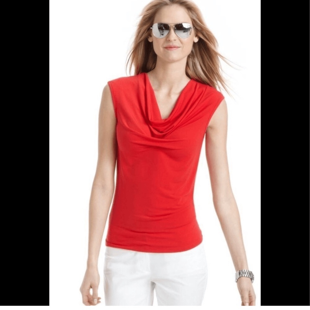 NWT Michael Kors red top/size M